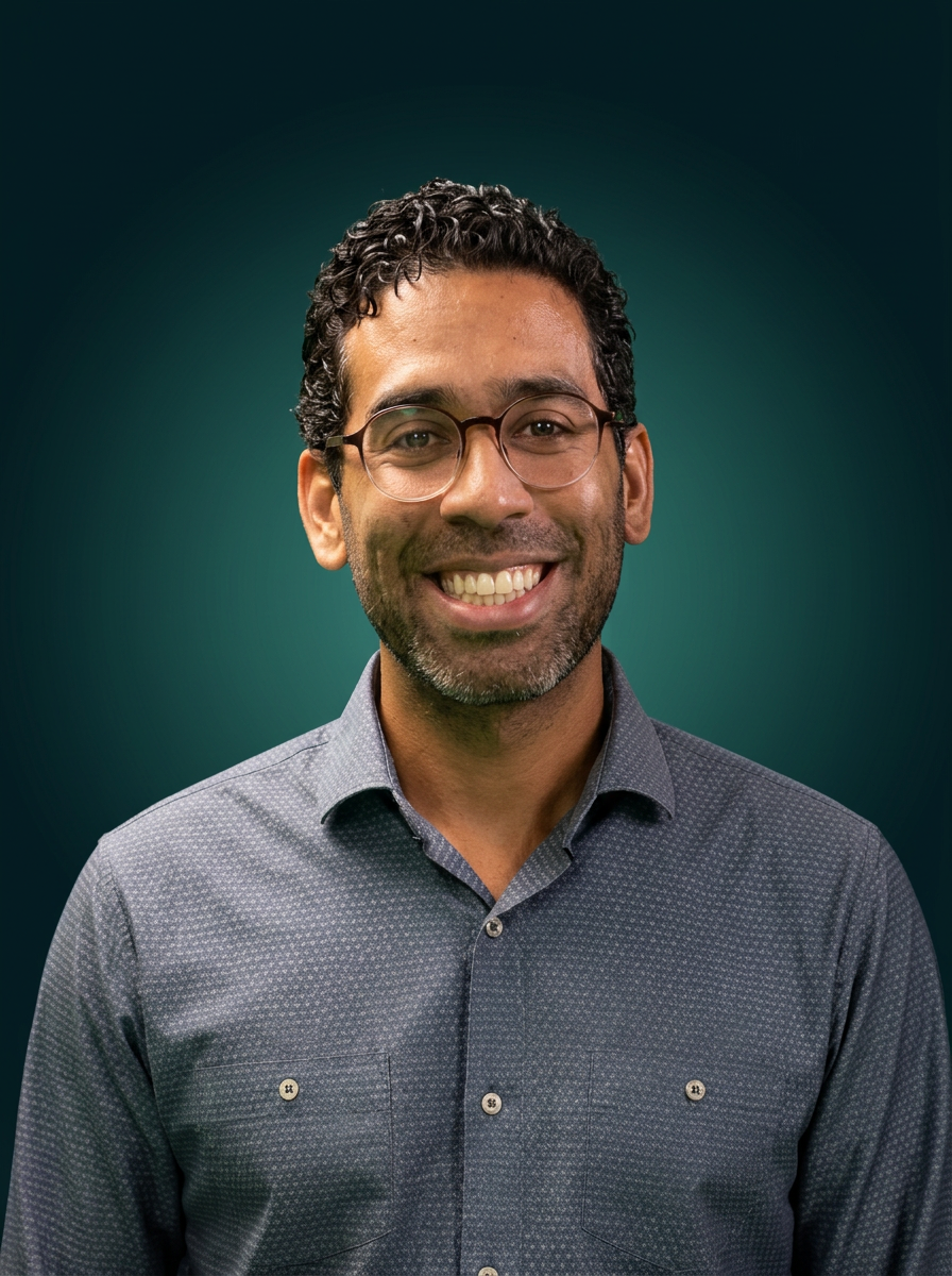 Retrato de Raynan Santos, Fisioterapeuta