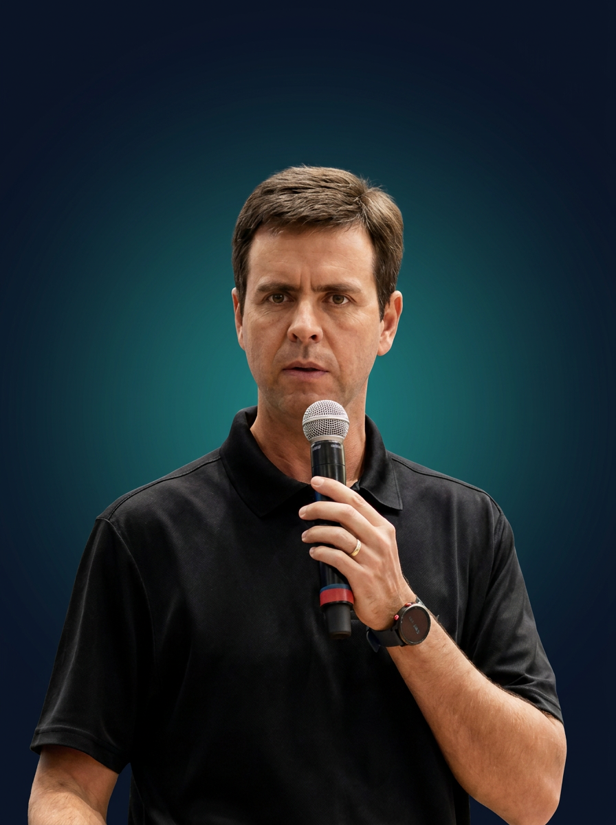 Retrato de Thiago Vilela, Fisioterapeuta esportivo